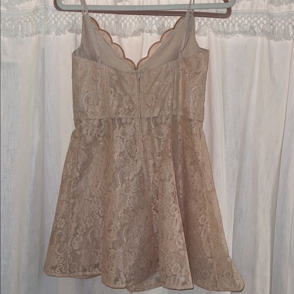 Keepsake Sundream Blush Lace Dress - Picture 5 of 5